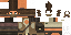 Minecraft skin texture, 64x32 legacy pixels