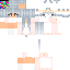Minecraft skin texture, 64x64 pixels