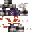 Minecraft skin texture, 64x64 pixels