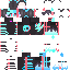 Minecraft skin texture, 64x64 pixels