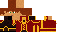 Minecraft skin texture, 64x32 legacy pixels