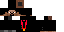 Minecraft skin texture, 64x32 legacy pixels