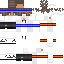 Minecraft skin texture, 64x64 pixels