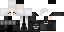 Minecraft skin texture, 64x32 legacy pixels