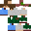 Minecraft skin texture, 64x64 pixels