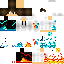 Minecraft skin texture, 64x64 pixels