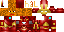 Minecraft skin texture, 64x32 legacy pixels