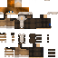 Minecraft skin texture, 64x64 pixels