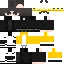Minecraft skin texture, 64x64 pixels