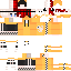 Minecraft skin texture, 64x64 pixels