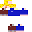 Minecraft skin texture, 64x64 pixels