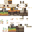 Minecraft skin texture, 64x64 pixels