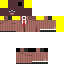 Minecraft skin texture, 64x64 pixels