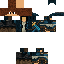 Minecraft skin texture, 64x64 pixels