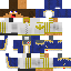 Minecraft skin texture, 64x64 pixels