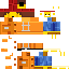 Minecraft skin texture, 64x64 pixels