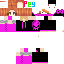 Minecraft skin texture, 64x64 pixels