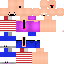 Minecraft skin texture, 64x64 pixels
