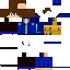 Minecraft skin texture, 64x64 pixels