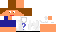 Minecraft skin texture, 64x32 legacy pixels