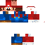 Minecraft skin texture, 64x64 pixels