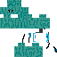 Minecraft skin texture, 64x64 pixels