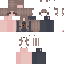 Minecraft skin texture, 64x64 pixels