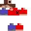 Minecraft skin texture, 64x64 pixels