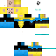 Minecraft skin texture, 64x64 pixels