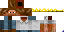 Minecraft skin texture, 64x32 legacy pixels