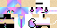 Minecraft skin texture, 64x32 legacy pixels