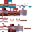 Minecraft skin texture, 64x64 pixels