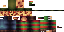 Minecraft skin texture, 64x32 legacy pixels