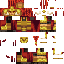 Minecraft skin texture, 64x64 pixels