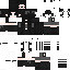 Minecraft skin texture, 64x64 pixels