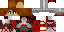 Minecraft skin texture, 64x32 legacy pixels