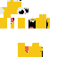 Minecraft skin texture, 64x64 pixels