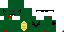Minecraft skin texture, 64x32 legacy pixels