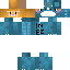 Minecraft skin texture, 64x64 pixels