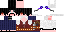 Minecraft skin texture, 64x32 legacy pixels