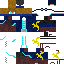 Minecraft skin texture, 64x64 pixels