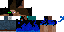Minecraft skin texture, 64x32 legacy pixels