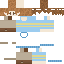 Minecraft skin texture, 64x64 pixels