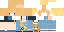 Minecraft skin texture, 64x32 legacy pixels