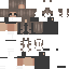 Minecraft skin texture, 64x64 pixels