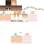Minecraft skin texture, 64x64 pixels