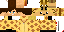 Minecraft skin texture, 64x32 legacy pixels