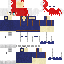 Minecraft skin texture, 64x64 pixels