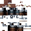 Minecraft skin texture, 64x64 pixels