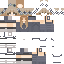 Minecraft skin texture, 64x64 pixels